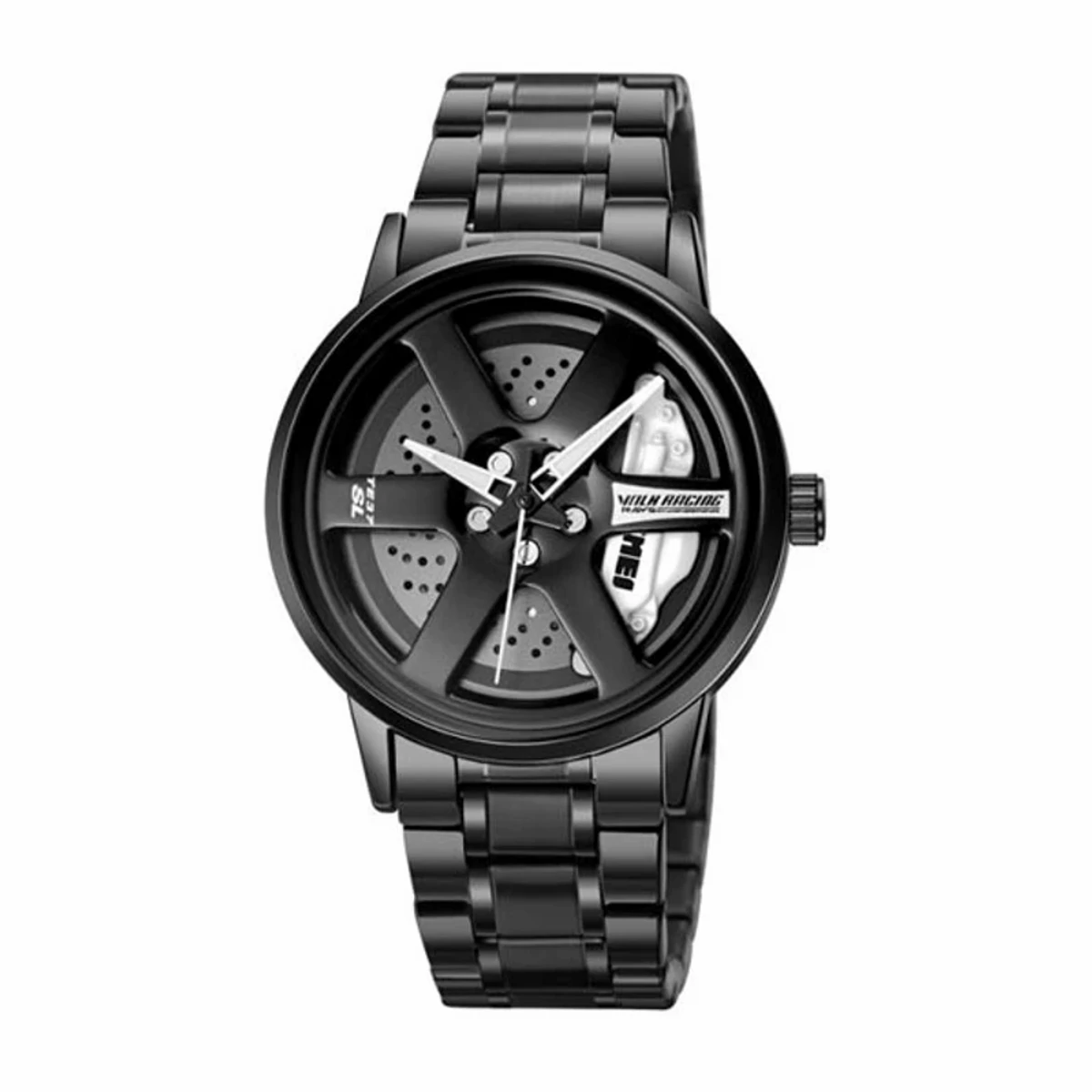 SKMEI Wheels Rolling Creative Analog New Fashion Stainless Steel Waterproof Watch