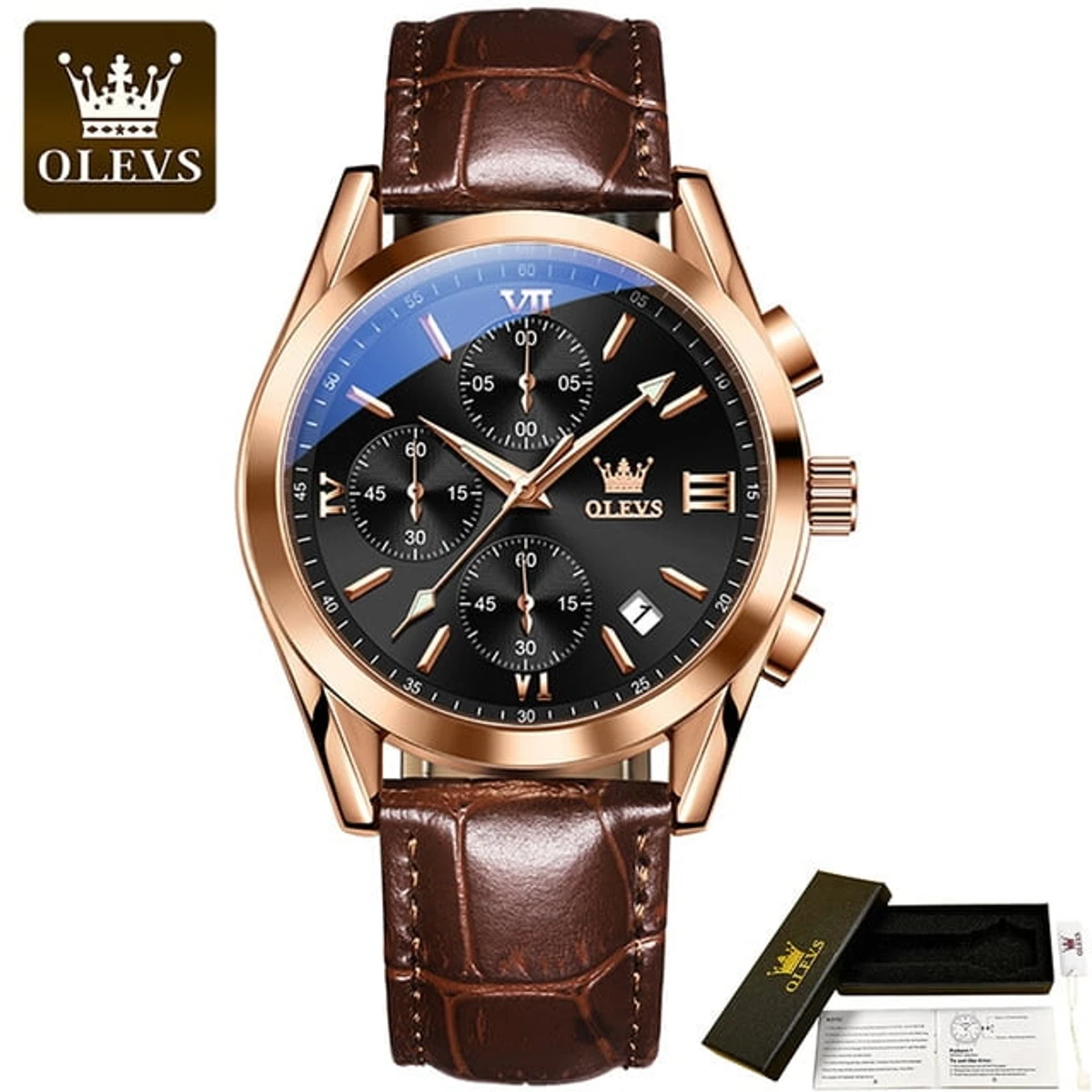 OLEVS Watch Model 2872 Waterproof Quartz Fashion Watch
